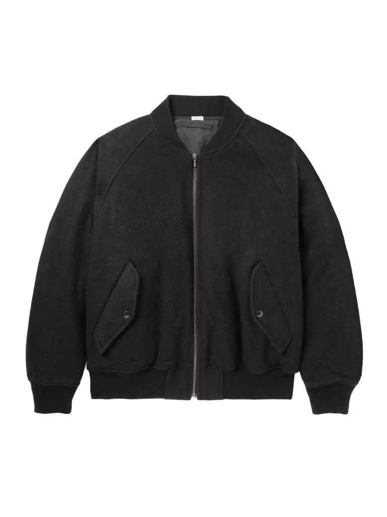 A.PRESSE Padded Cashmere-Felt Bomber Jacket - Men