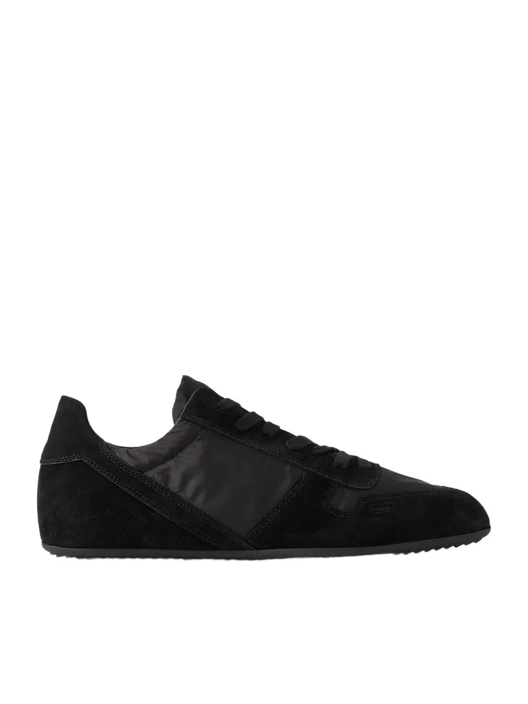 Rick Owens Minimal Suede and Nylon Sneakers - Men