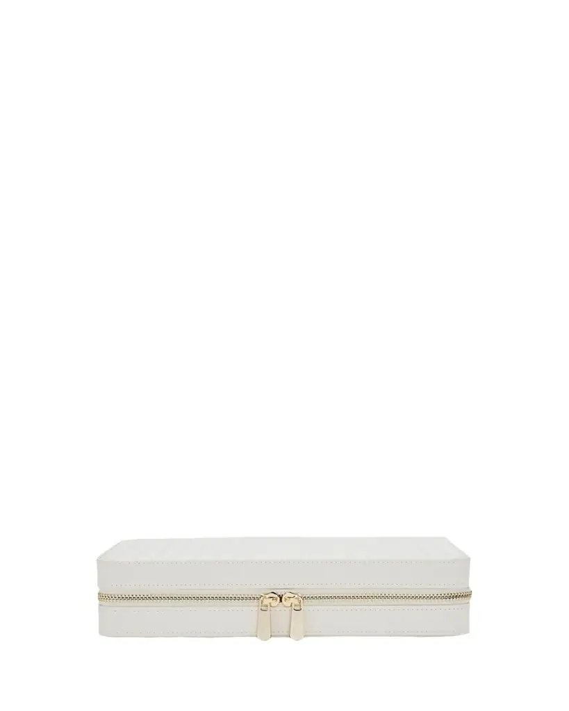 WOLF Maria Large Quilted Zip Jewelry Case