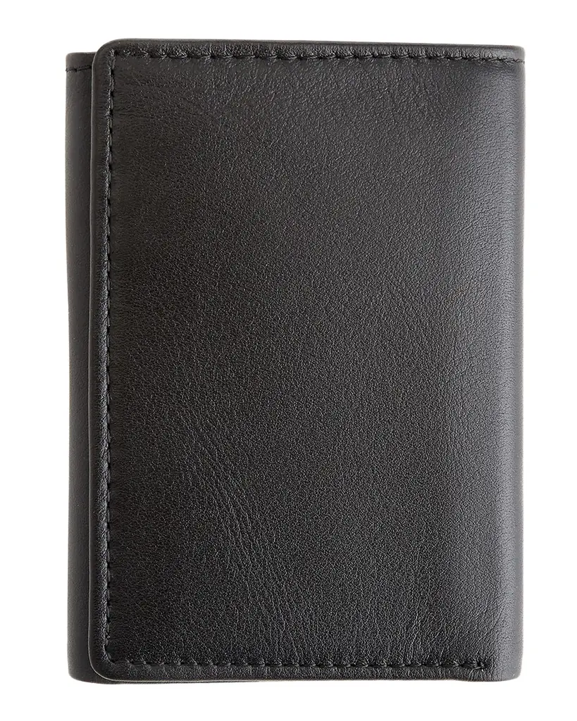 ROYCE New York Personalized Leather Trifold Wallet