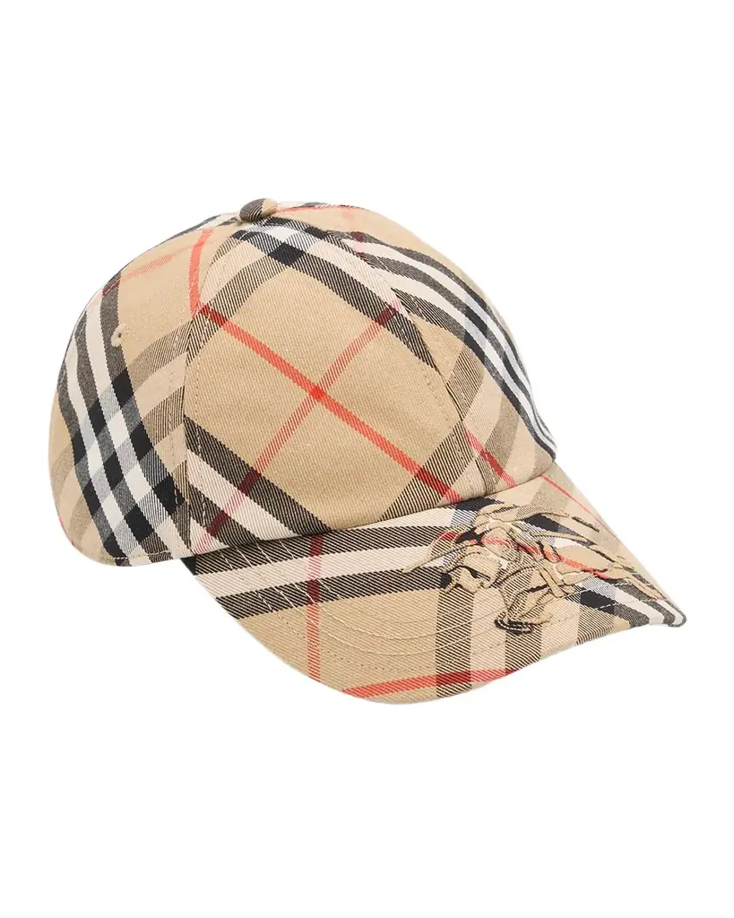 Burberry Men 's Check EKD Baseball Cap