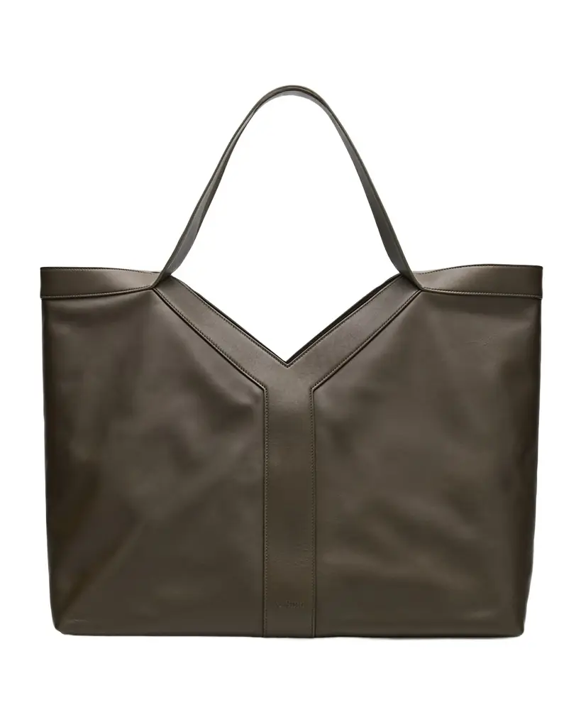 Saint Laurent Men 's Y Large Leather Tote Bag
