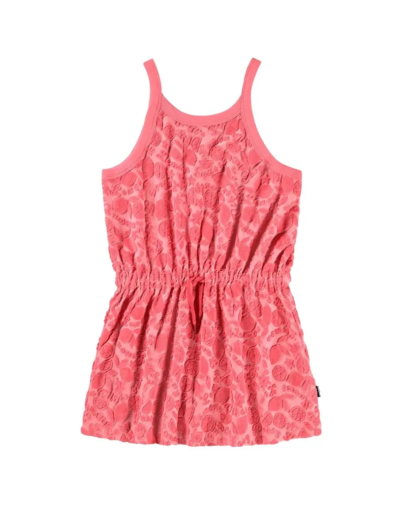 Molo Girl's Camden Textured Terry Mini Dress, Size 2-10