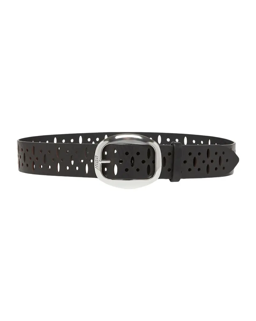 Isabel Marant Dara Laser-Cut Leather Belt