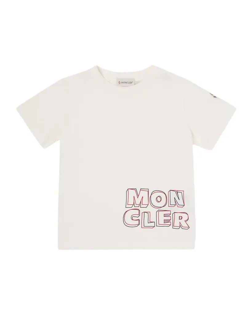 Moncler Boy 's Logo-Print Cotton T-Shirt, Size -14