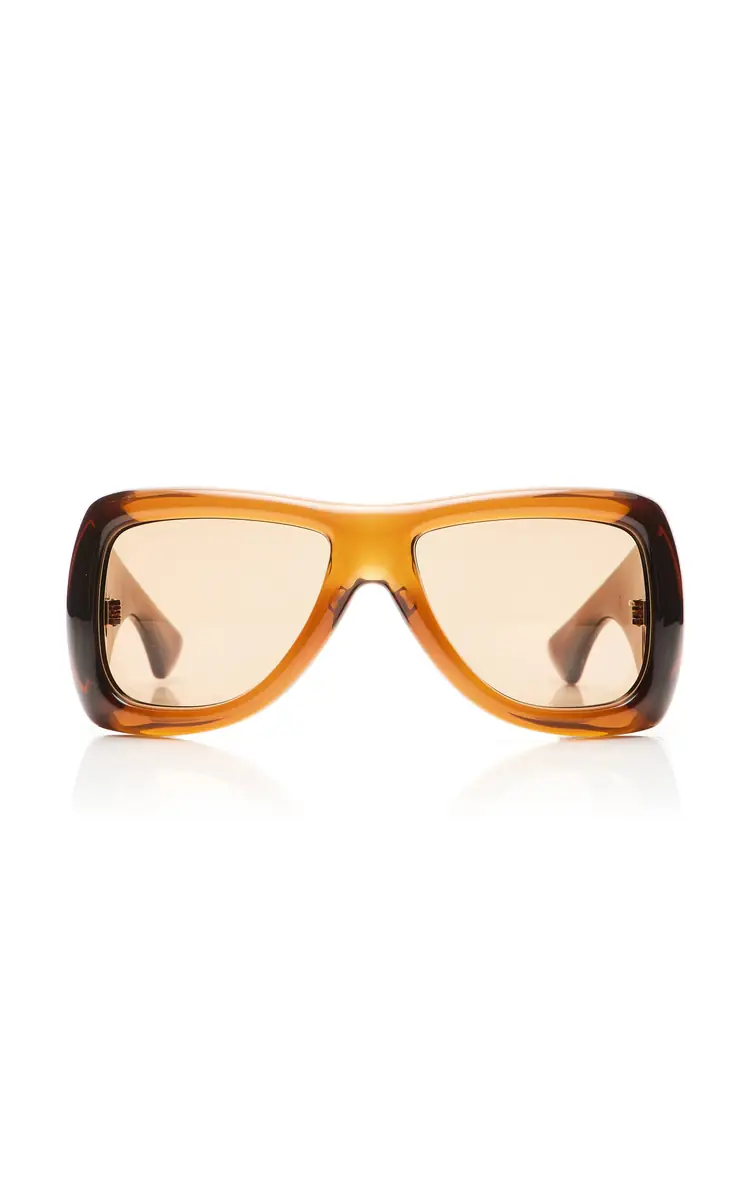 Saint Laurent Howl Mask-Frame Acetate Sunglasses