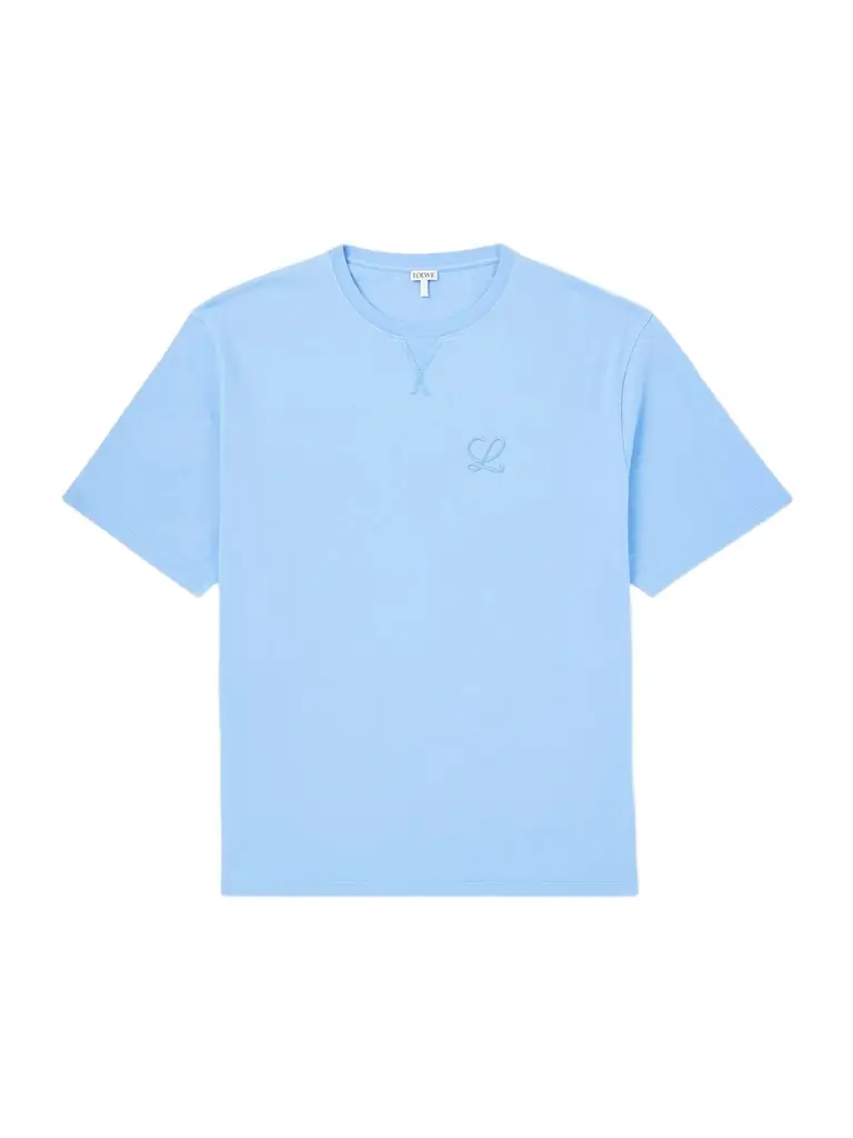Loewe Logo-Embroidered Cotton-Jersey T-Shirt - Men