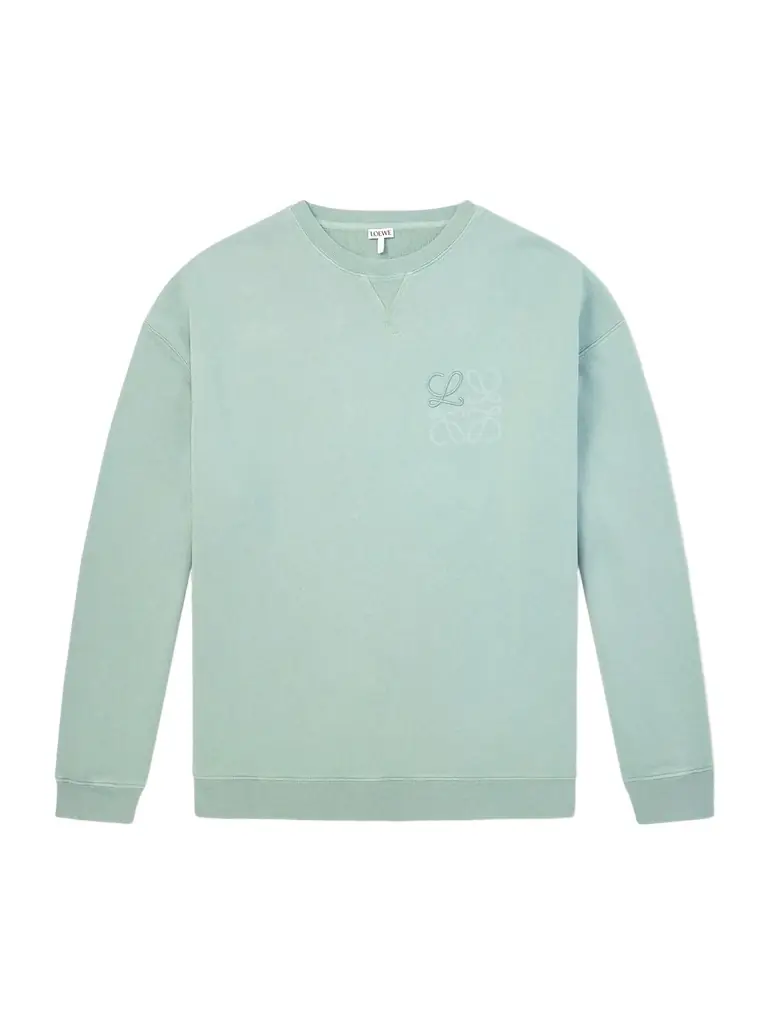 Loewe Logo-Embroidered Printed Cotton-Jersey Sweatshirt - Men