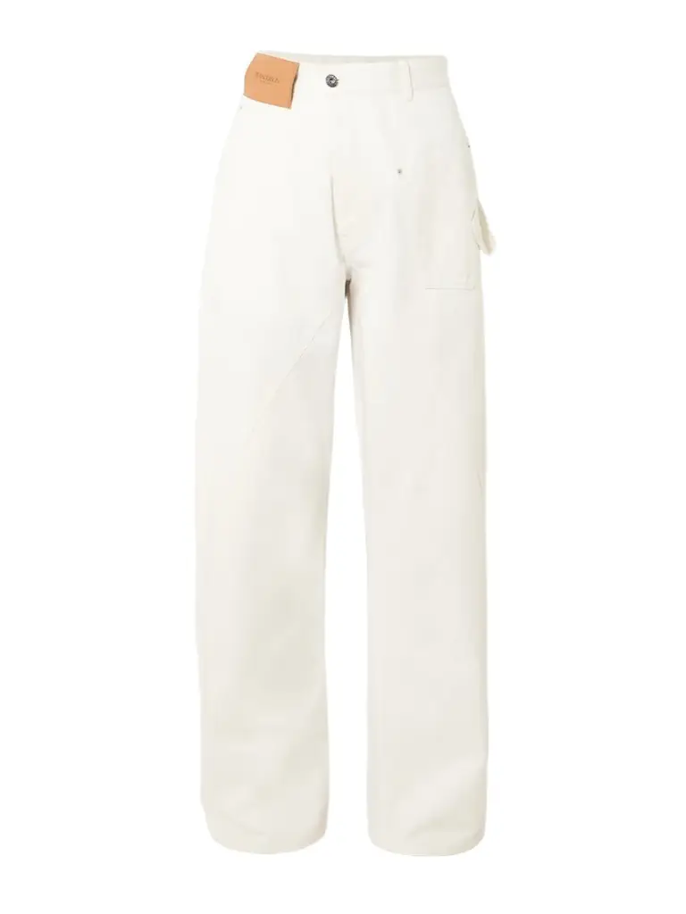 JW Anderson Twisted Paneled High-rise Jeans