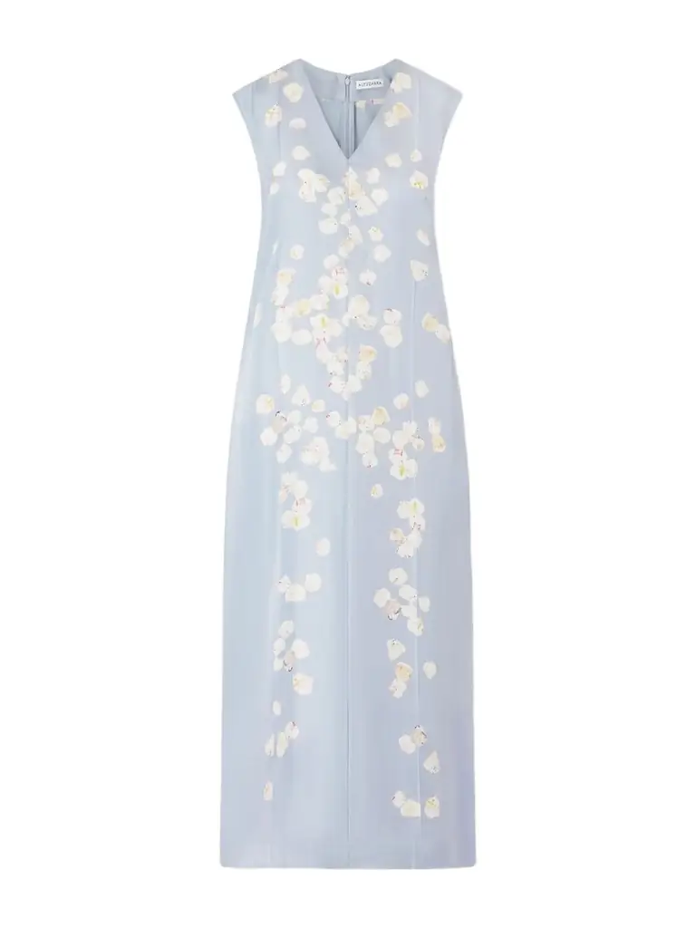 Altuzarra Cherie Floral-print Silk-twill Midi Dress