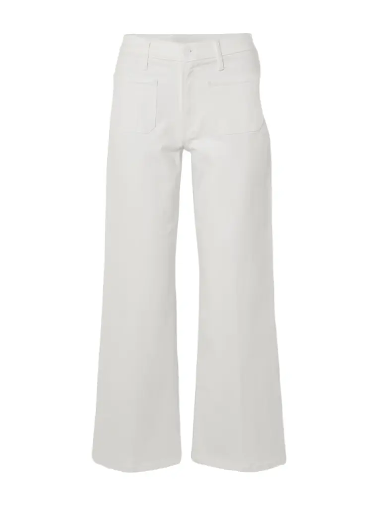 Mother Patch Pocket Maven Ankle Mid-rise Straight-leg Jeans
