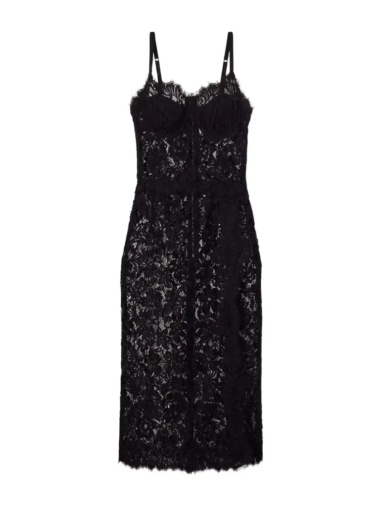 Dolce & Gabbana Lace Midi Dress