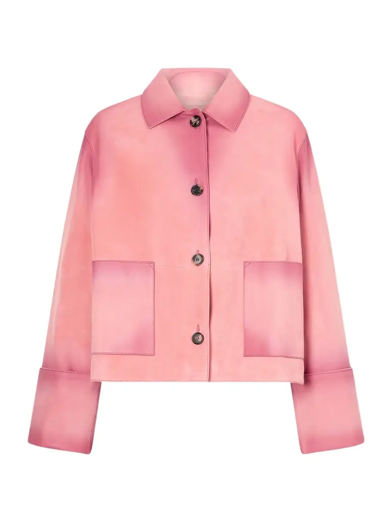 Loewe Distressed Suede Jacket