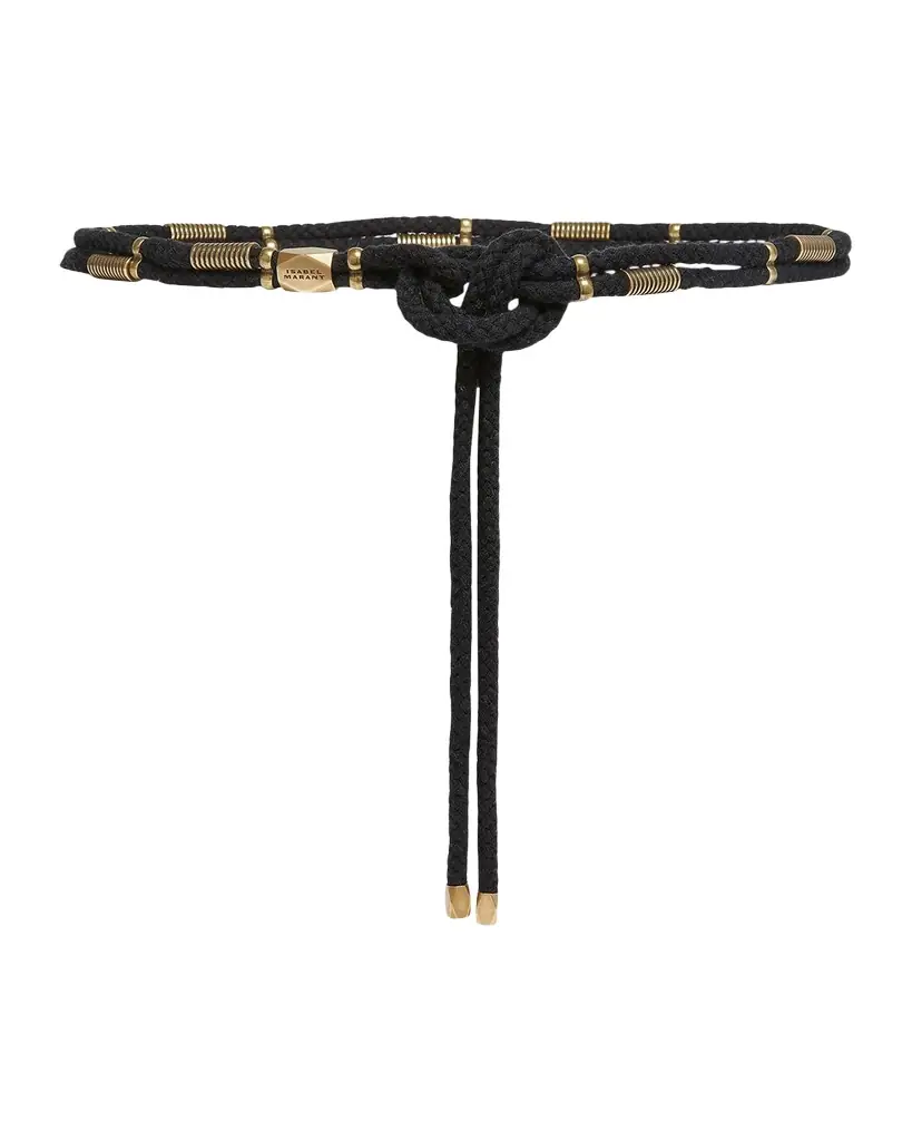 Isabel Marant Silvia Cotton Tie-Up Belt