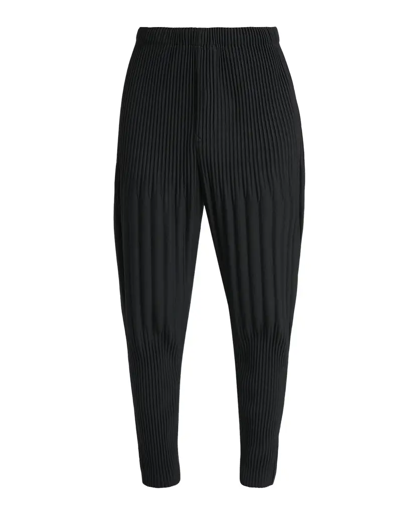 Homme Plisse Issey Miyake Men 's Monthly Colors Pleated Tapered-Fit Trousers