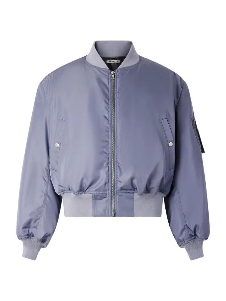Auralee Silk-Twill Bomber Jacket - Men