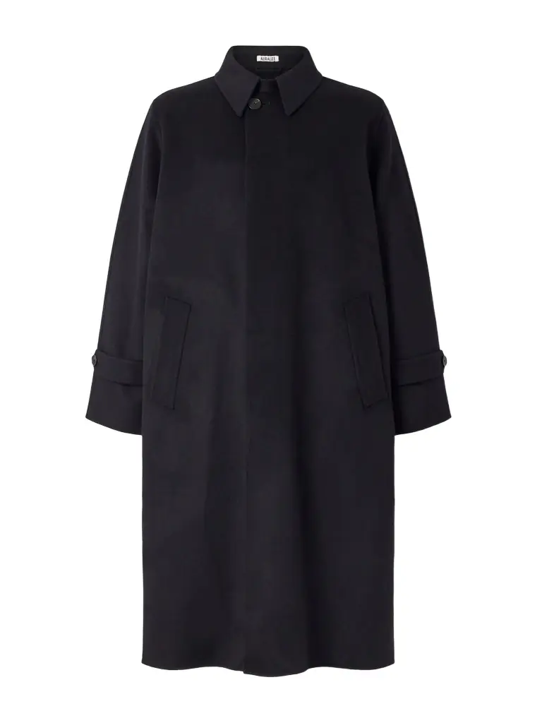 Auralee Melton Wool Coat - Men