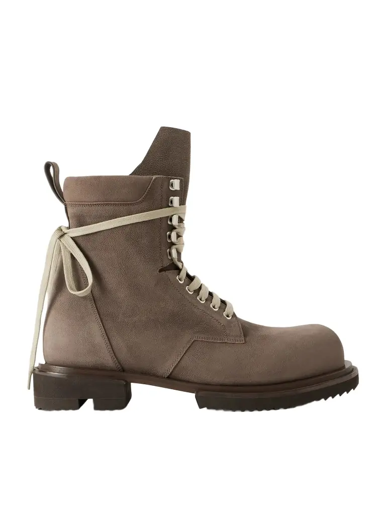 Rick Owens Army Gabe Full-Grain Nubuck Boots - Men