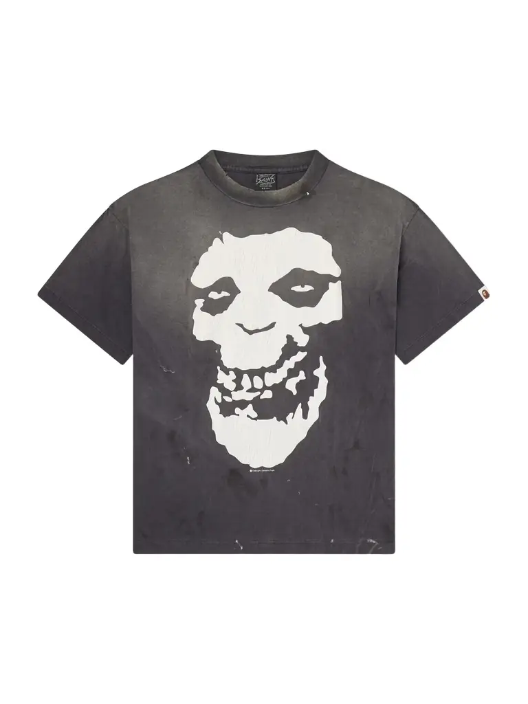 SAINT Mxxxxxx BAPE® Distressed Printed Cotton-Jersey T-Shirt - Men