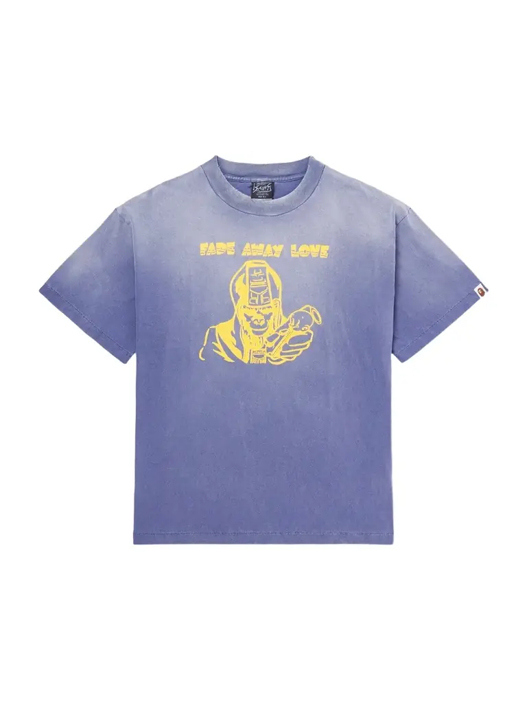 SAINT Mxxxxxx BAPE® Distressed Printed Cotton-Jersey T-Shirt - Men
