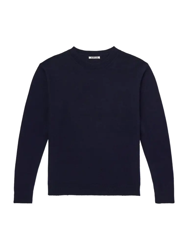 Auralee Brushed Cashmere and Cotton-Blend Sweater - Men