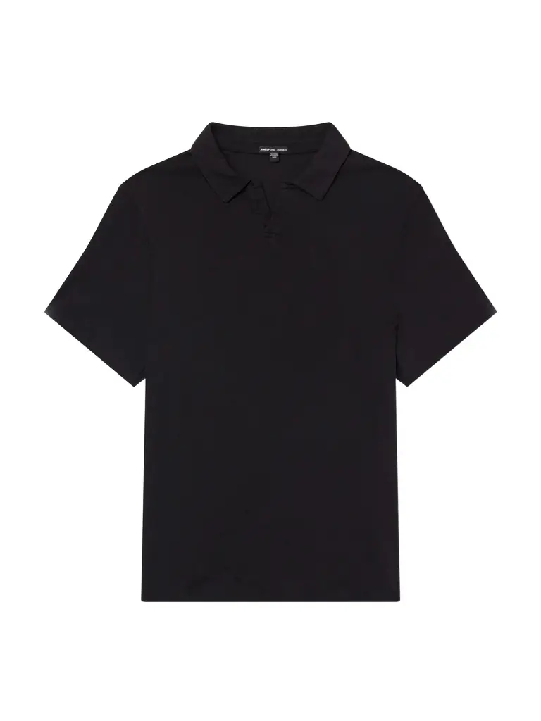 James Perse Open-Collar Cotton-Jersey Polo Shirt - Men