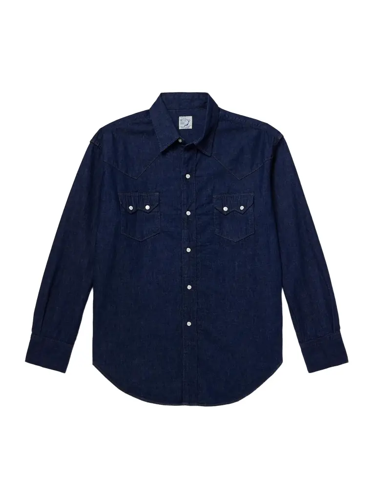 OrSlow Denim Western Shirt - Men