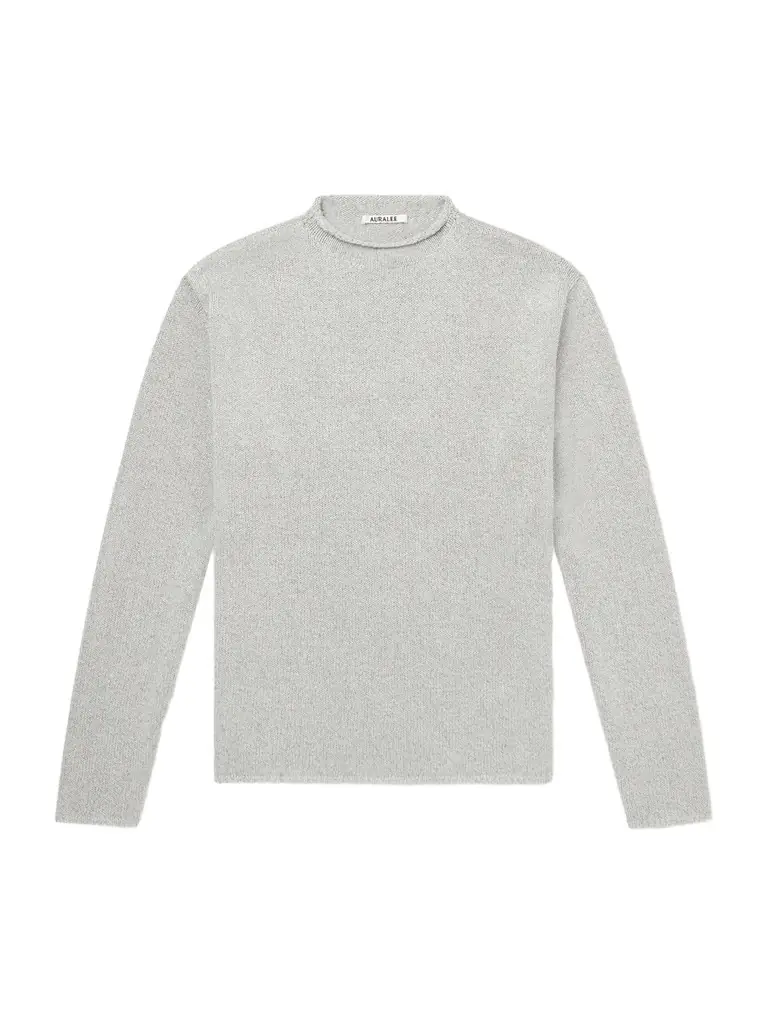 Auralee Cashmere and Silk-Blend Sweater - Men