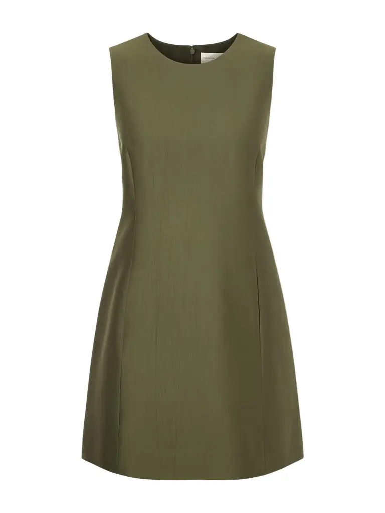 Veronica de Piante Melodie Cotton And Silk-blend Mini Dress