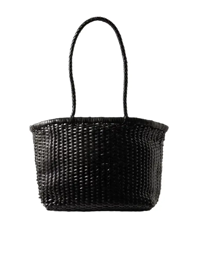 Dragon Diffusion B Weave Small Woven Leather Tote