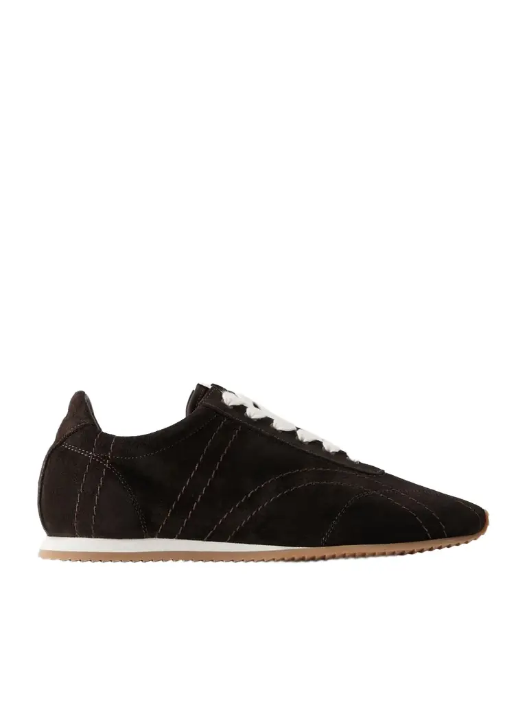 TOTEME Flex Suede Sneakers