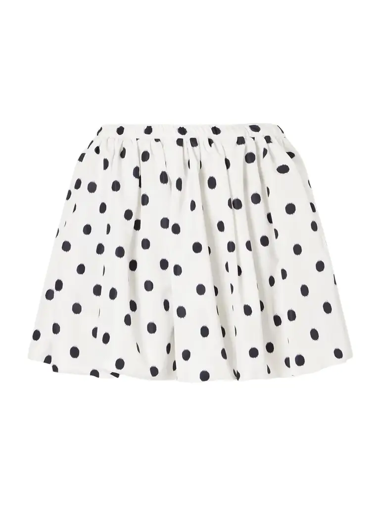 Patou Bloomer Polka-dot Poplin Mini Skirt