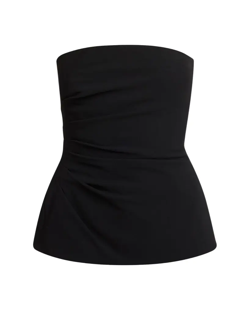 Proenza Schouler Damea Strapless Double Crepe Top