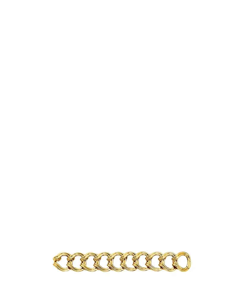 Verdura 18K Yellow Gold Stirrup Bracelet