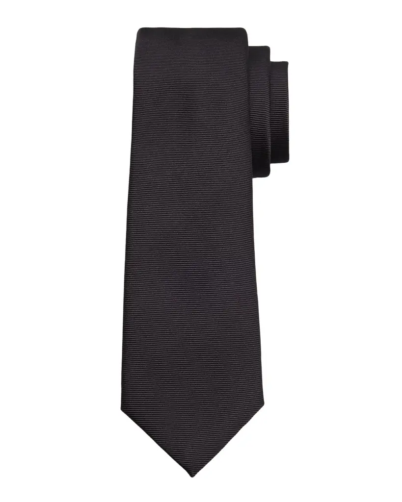 Versace Men 's Embroidered Medusa Silk Tie