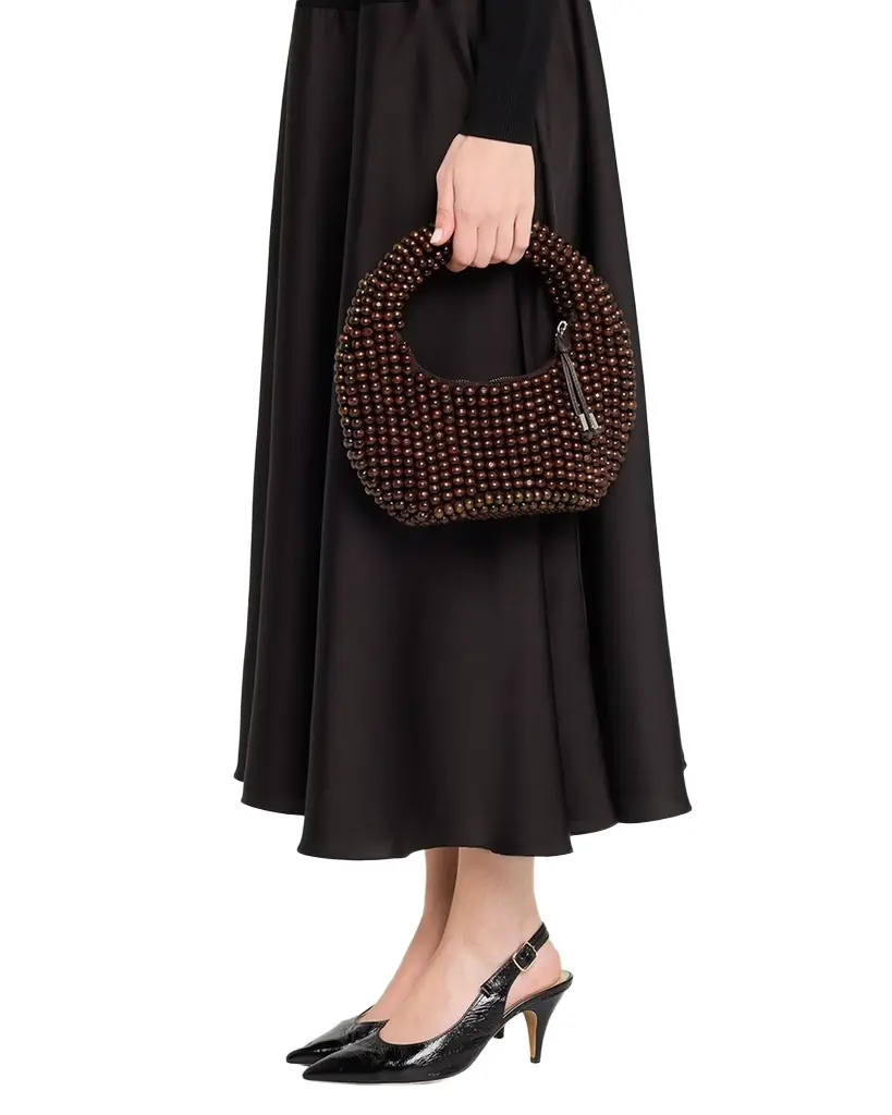 STAUD Reef Beaded Top-Handle Bag