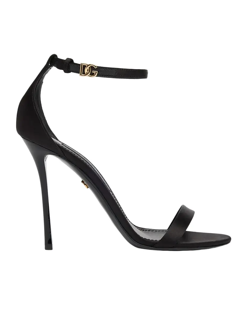 Dolce & Gabbana 105mm Raso Satin Sandals