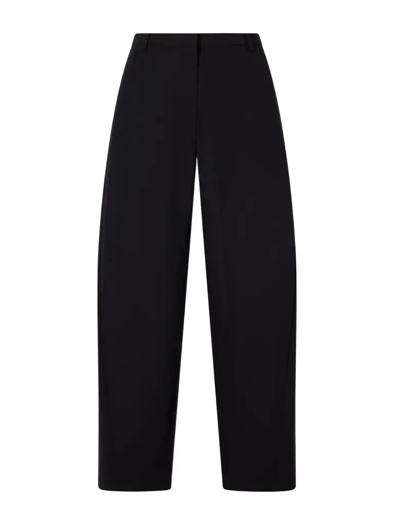 St. Agni Wool Barrel-leg Pants