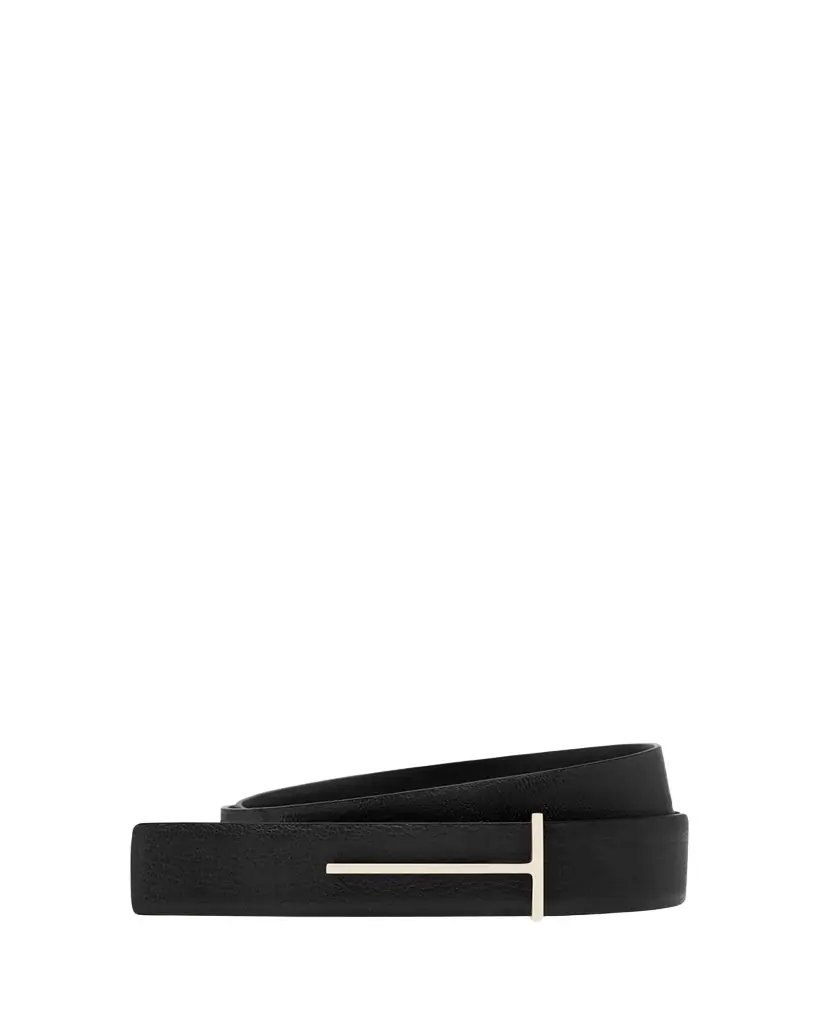 TOM FORD T Leather Belt