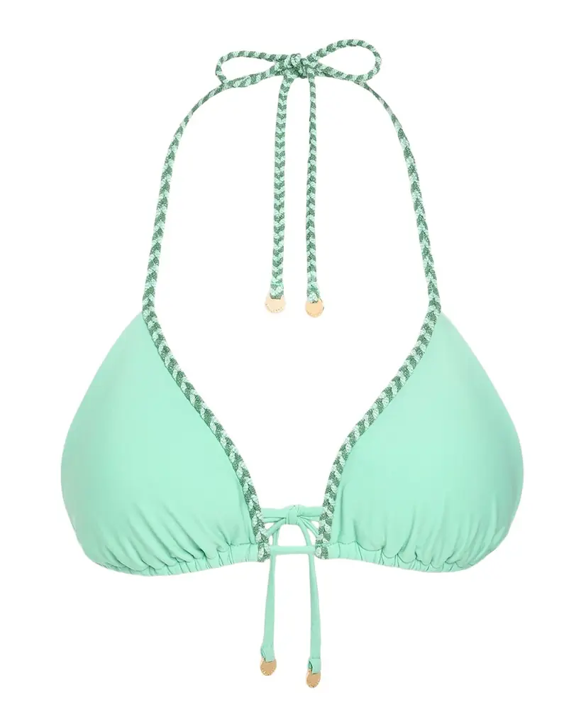 Ramy Brook Braided Nikoleta Triangle Bikini Top