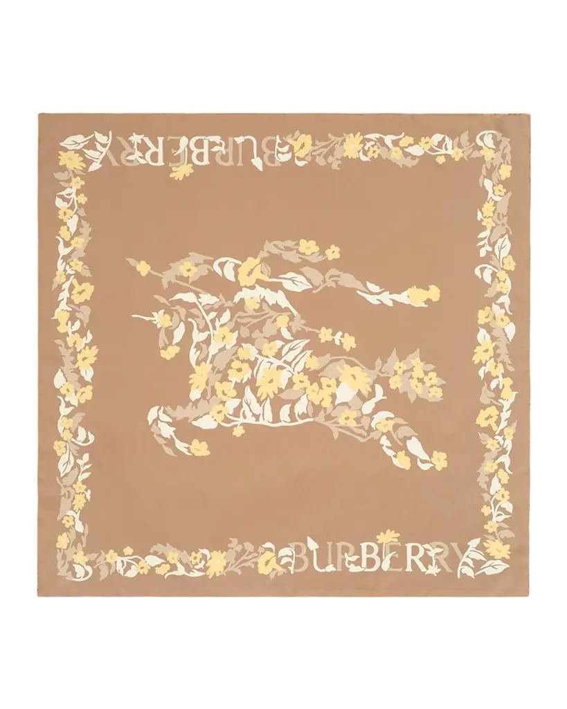 Burberry Floral EKD Silk Scarf