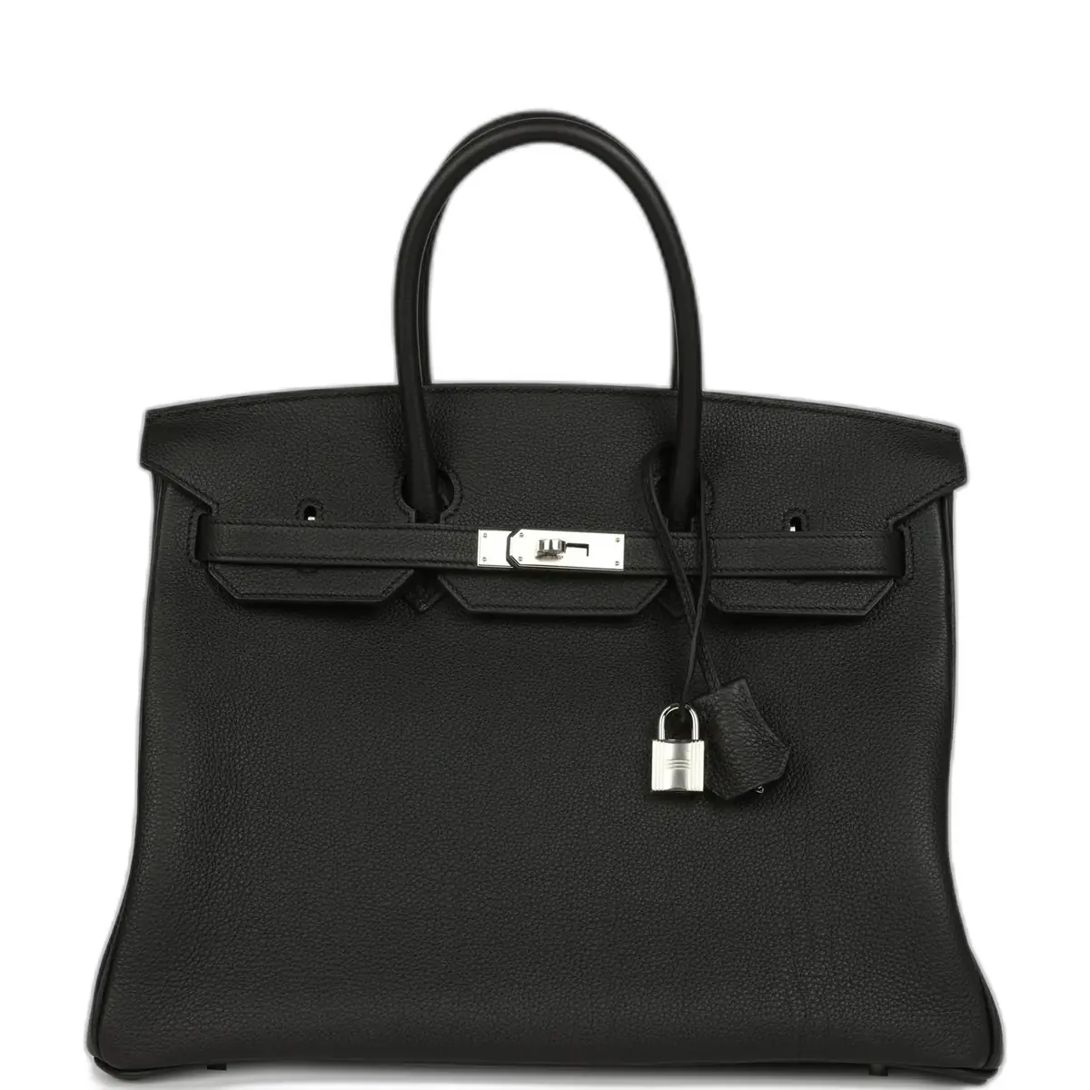 hermes Hermes Birkin 35 Black Togo Palladium Hardware