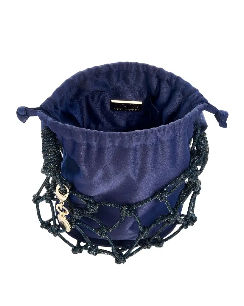 Judith Leiber Couture Sparkle Crystal Net Top-Handle Bag