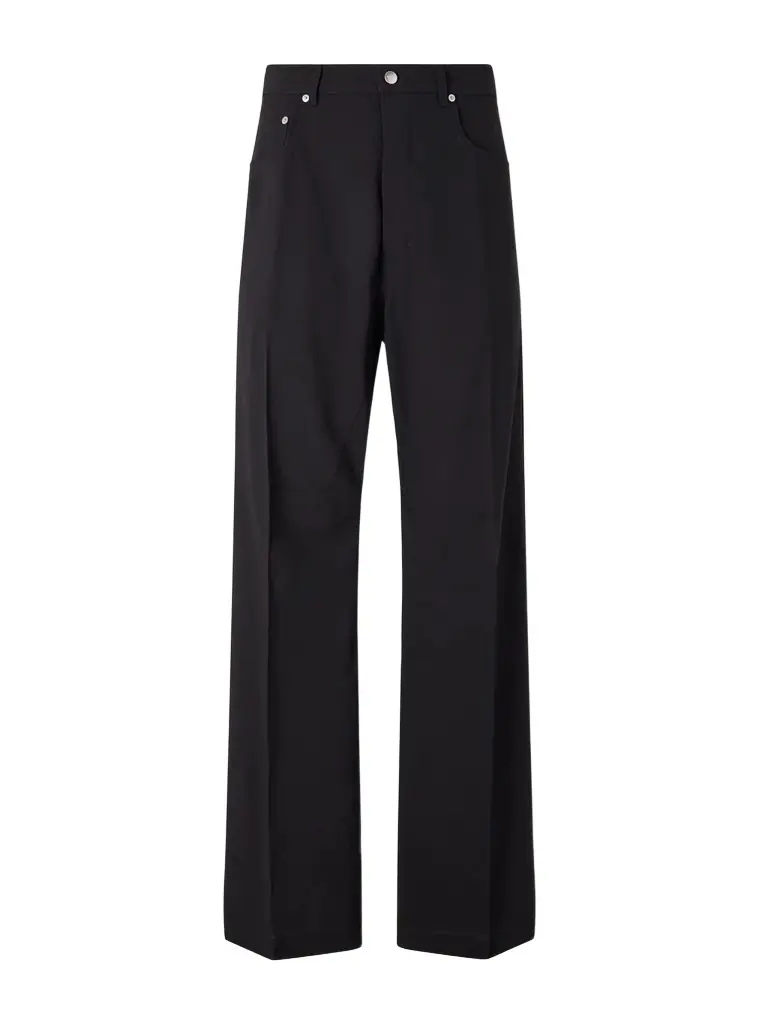 Rick Owens Geth Straight-Leg Virgin Wool Trousers - Men