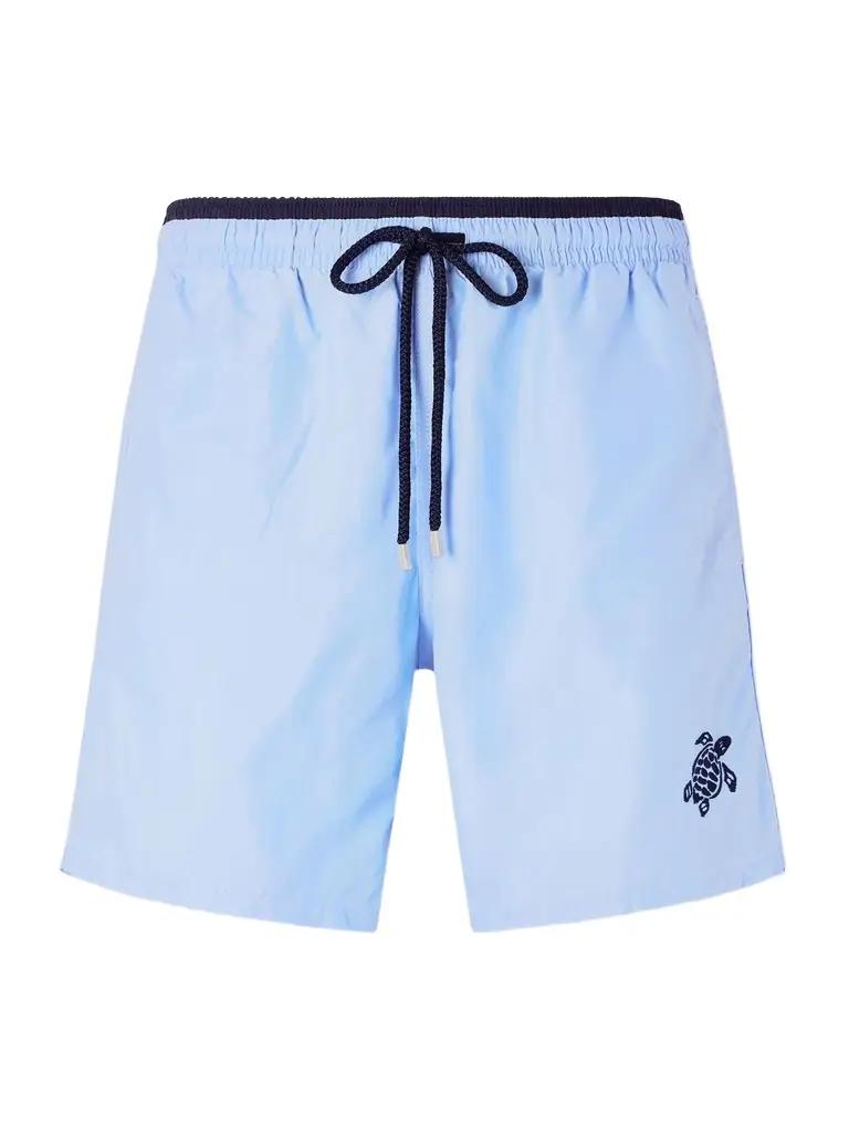 Vilebrequin Moka Straight-Leg Mid-Length ECONYL® Swim Shorts - Men