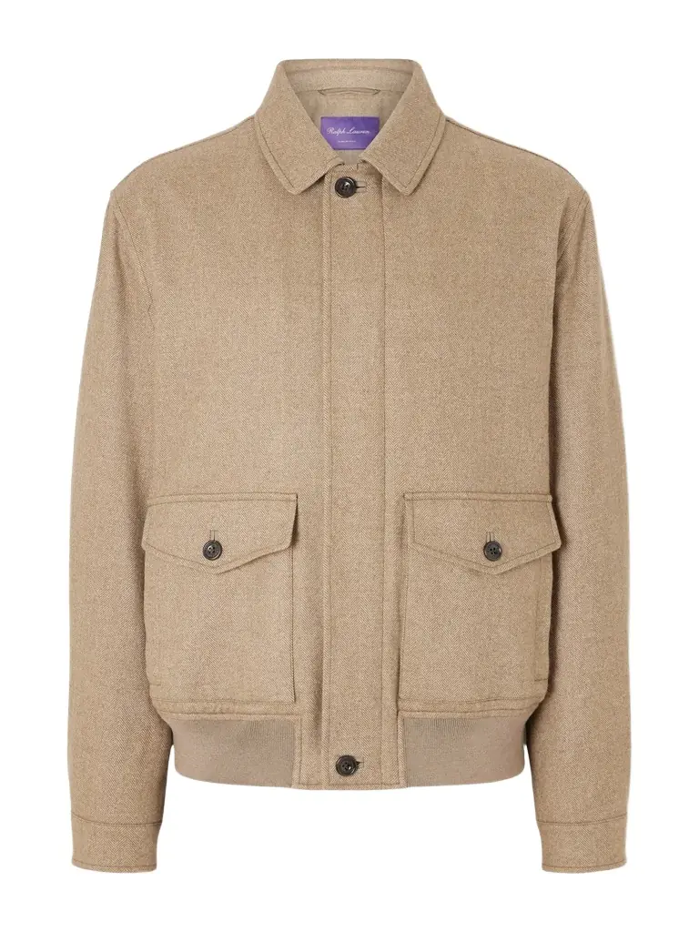 Ralph Lauren Purple Label Herringbone Cashmere Jacket - Men