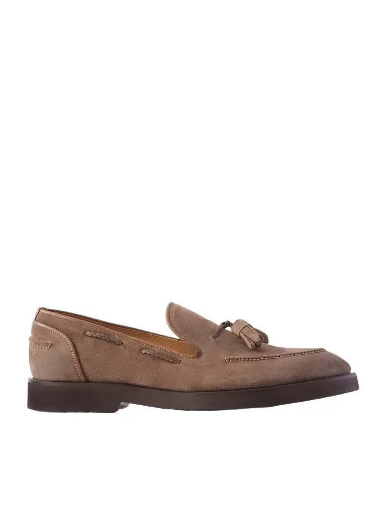 MR P. Tasselled Suede Loafers - Men