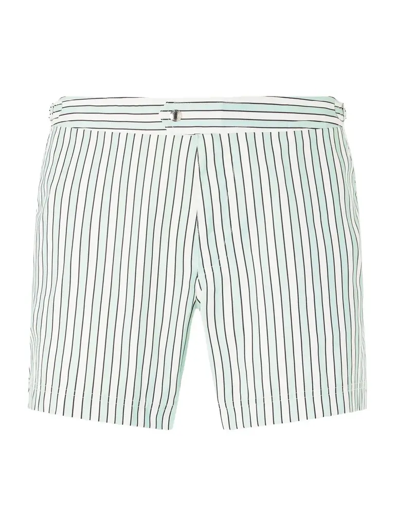 Tom Ford Straight-Leg Short-Length Striped Swim Shorts - Men