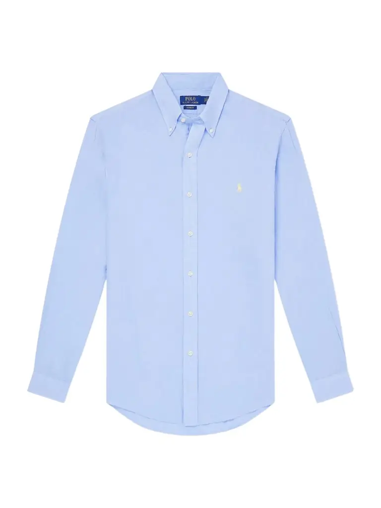 Polo Ralph Lauren Button-Down Collar Logo-Embroidered Linen Shirt - Men