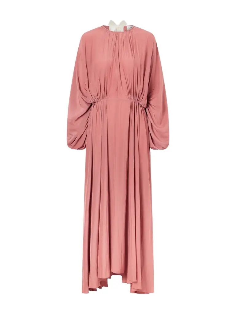 Lanvin Open-back Woven Maxi Dress